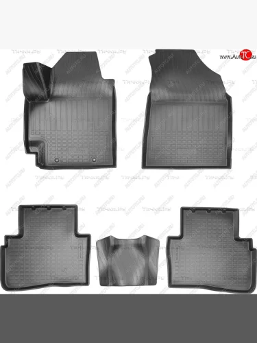 Ковер литьевой салонный ЗЛ Norplast (черный) Hyundai Creta  SU (2020-2022)