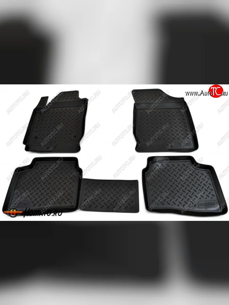 Ковер литьевой салонный ЗЛ Norplast  KIA Ceed (2012-2018) 2 JD (черный)  с доставкой в г. Керчь