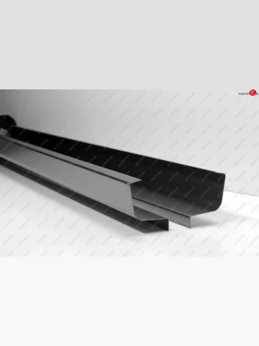 Комплект ремонтных порогов (с усилителем) AUTOFERRUM (Оцинкованная сталь 1 мм.) Honda Civic FD седан дорестайлинг (2005-2008)