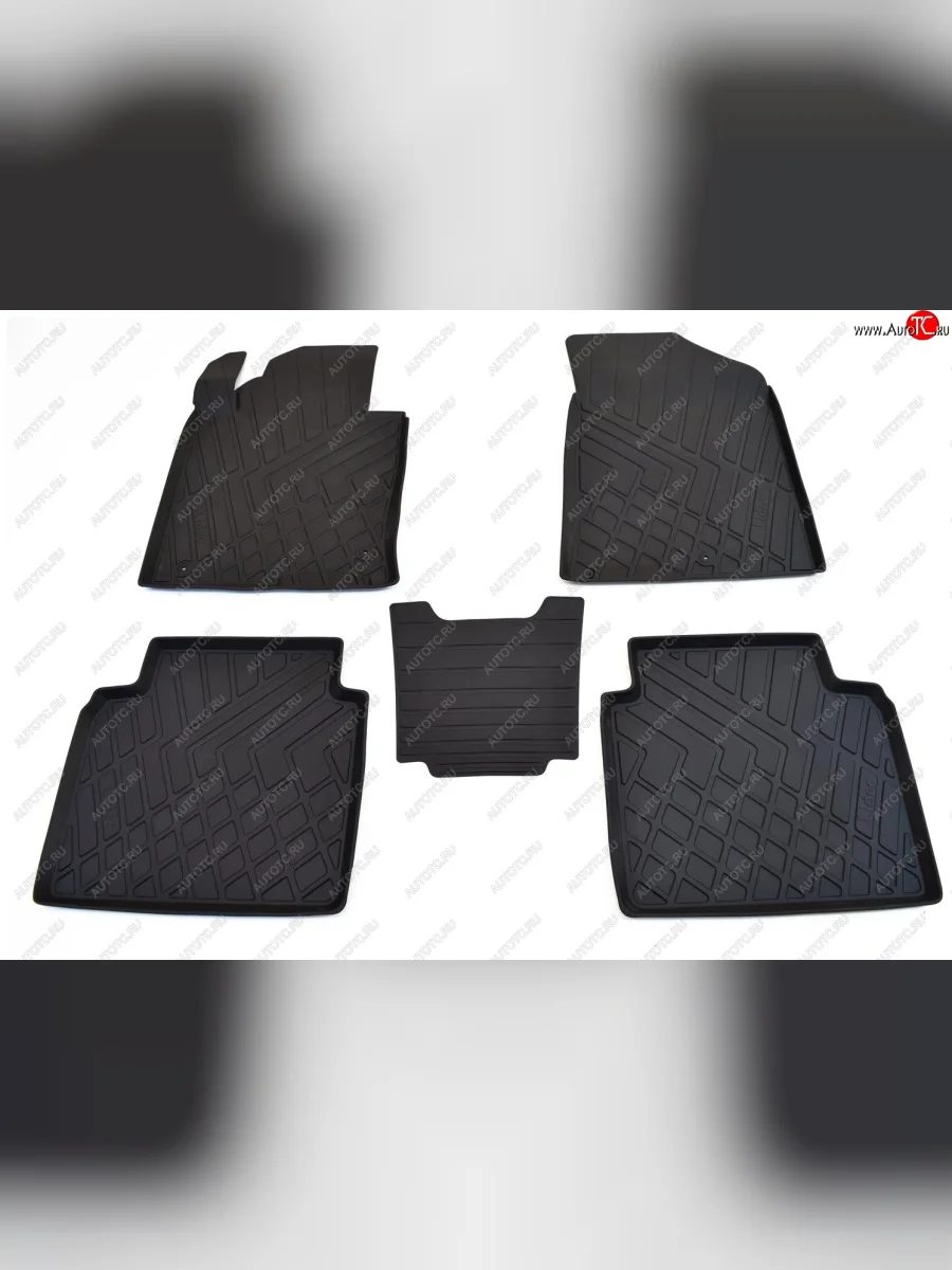 Ковер литьевой салонный ЗЛ Norplast KIA Optima 4 JF дорестайлинг универсал (2015-2018) (черный)  в Перми Пермском крае