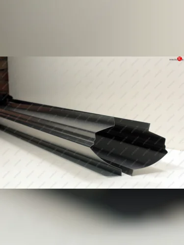 Комплект ремонтных порогов (с усилителем) AUTOFERRUM (Оцинкованная сталь 1 мм.) Nissan Patrol 5 Y61 2-ой рестайлинг (2004-2010)