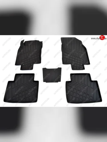 Ковер литьевой салонный ЗЛ Norplast Nissan X-trail  3 T32 (2013-2018), Renault Koleos  1 (2013-2016)