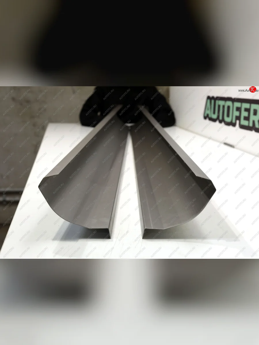 Комплект ремонтных порогов (с усилителем) AUTOFERRUM Chery Kimo A1 хэтчбэк (2008-2014) (Холоднокатаная сталь 1 мм)  в Керчи Республика Крым