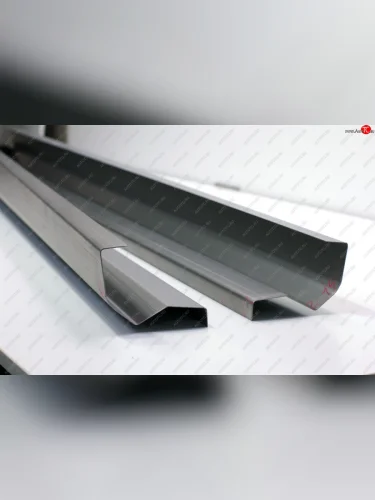 Комплект ремонтных порогов (с усилителем) AUTOFERRUM (Холоднокатаная сталь 1 мм) Chevrolet Cruze J300 седан дорестайлинг (2009-2012)