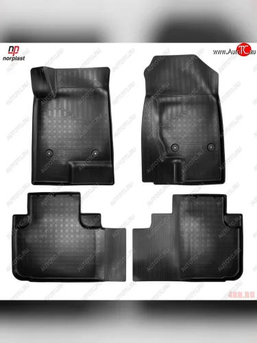 Ковер литьевой салонный ЗП Norplast (черный) Haval F7 - F7x