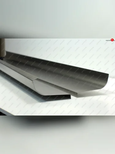 Комплект ремонтных порогов (с усилителем) AUTOFERRUM (Холоднокатаная сталь 1.2 мм) Chevrolet Rezzo (2000-2008)