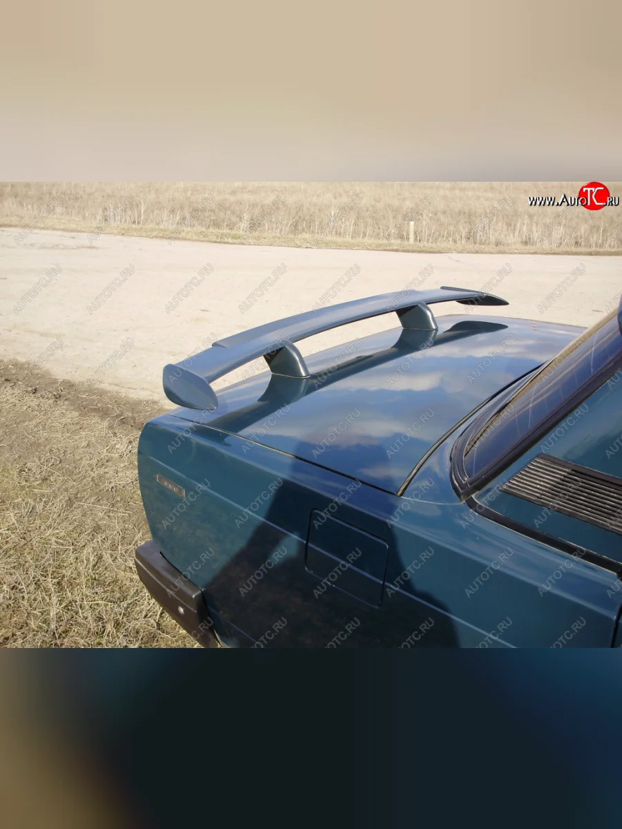 Длинный универсальный спойлер Кураж Seat Toledo Mk1 седан (1991-1999) (Без места под стоп сигнал, Неокрашенный)  с доставкой в г. Пермь