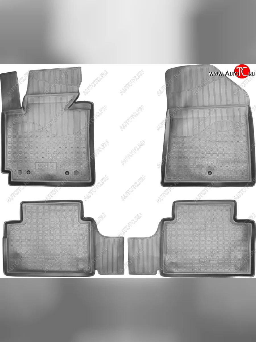 Ковер литьевой салонный ЗП Norplast  KIA Soul (2017-2019) PS (черный)  в Самаре Самарской области