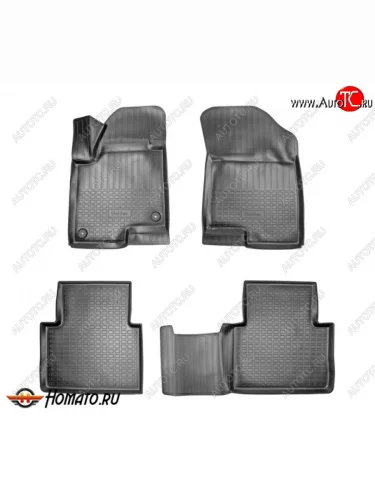 Ковер литьевой салонный ЗП Norplast (черный) Haval Jolion (2020-2025) дорестайлинг, рестайлинг