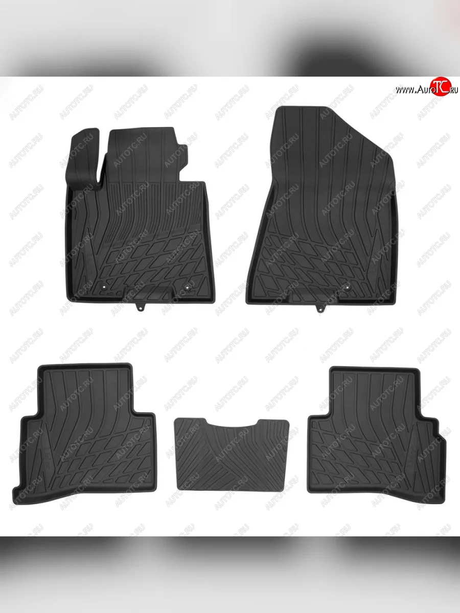 Ковер литьевой салонный ЗП для Norplast  KIA Sportage (2016-2018) 4 QL (черный)  в Перми Пермском крае