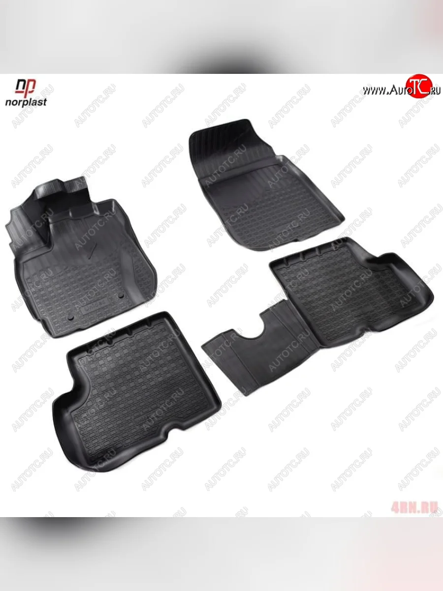 Ковер литьевой салонный ЗП Norplast Renault Duster HS рестайлинг (2015-2021) (черный)  в Перми Пермском крае