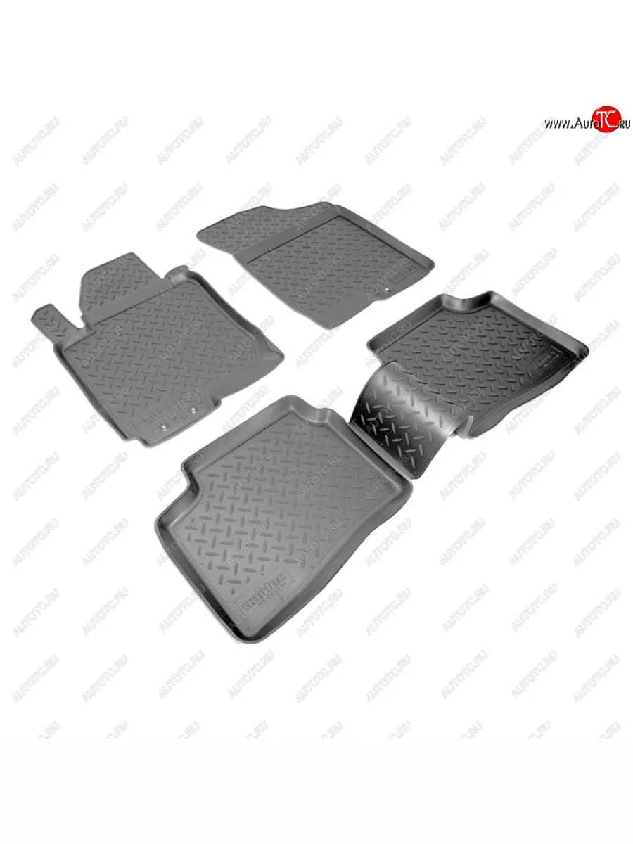 Ковер литьевой салонный ПЛ Norplast  KIA Ceed (2012-2016) 2 JD (черный)  с доставкой в г. Керчь