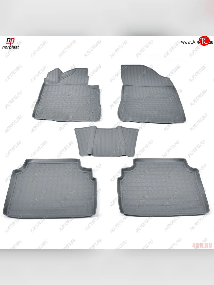 Ковер литьевой салонный ПЛ Norplast KIA K5 DL (2019-2022) (черный)  в Керчи Республика Крым