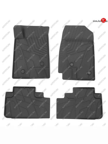 Ковер литьевой салонный ПП Norplast (черный) Haval F7 - F7x