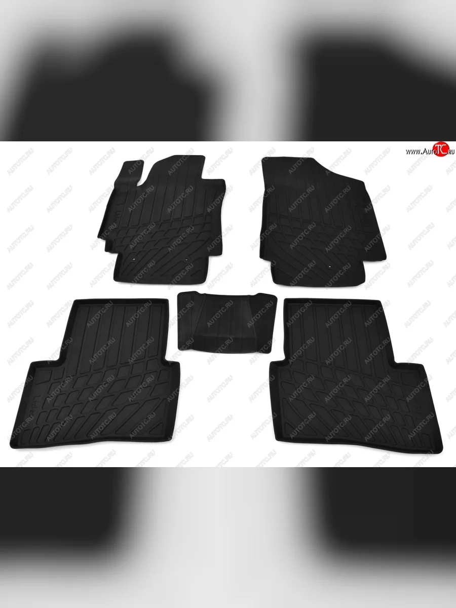 Ковер литьевой салонный ПП Norplast Hyundai Creta GS дорестайлинг (2015-2019) (черный)  в Самаре Самарской области