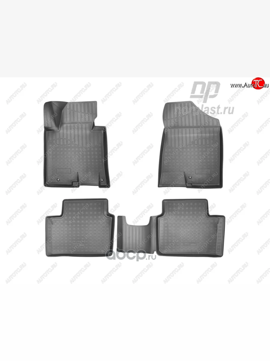 Ковер литьевой салонный ПП Norplast KIA Ceed 2 JD дорестайлинг универсал (2012-2016) (черный)  с доставкой в г. Керчь