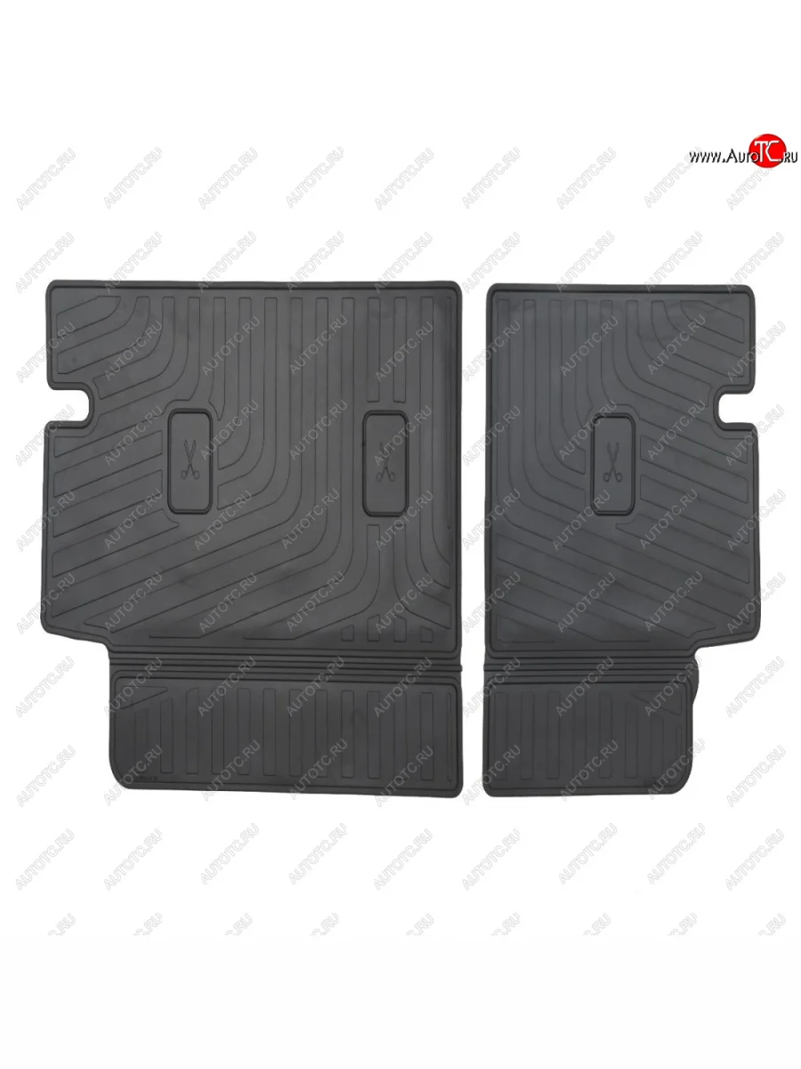 Защита спинок сидений заднего ряда (полиуретан) Norplast Unidec  Chevrolet Equinox (2016-2021) (черная)  с доставкой в г. Керчь