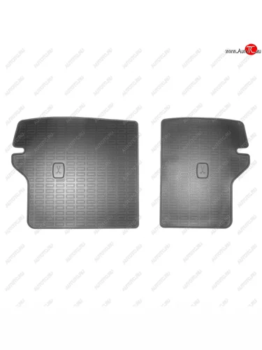 Защита спинок сидений заднего ряда (полиуретан) Norplast Unidec (черная) Haval Dargo (2022-2025)