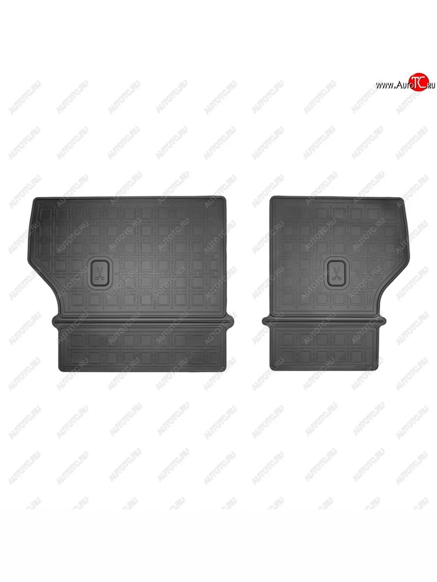 Защита спинок сидений заднего ряда (полиуретан) Norplast Unidec  Haval F7 (2018-2022) (черная)  с доставкой в г. Керчь