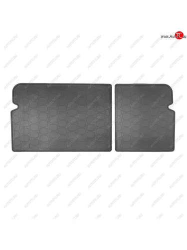 Защита спинок сидений заднего ряда (полиуретан) Norplast Unidec (черная) Renault Duster  HM (2021-2024) рестайлинг