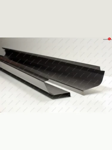 Комплект ремонтных порогов (с усилителем) AUTOFERRUM (Холоднокатаная сталь 1 мм) KIA Picanto 1 SA хэтчбэк 5 дв. дорестайлинг (2003-2007)