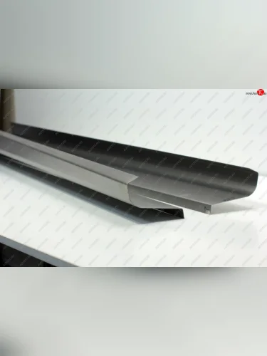 Комплект ремонтных порогов (с усилителем) AUTOFERRUM (Оцинкованная сталь 1 мм.) KIA Rio 1 DC дорестайлинг седан (2000-2002)