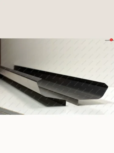 Комплект ремонтных порогов (с усилителем) AUTOFERRUM (Холоднокатаная сталь 1.2 мм) Mazda 3/Axela BK дорестайлинг седан (2003-2006)