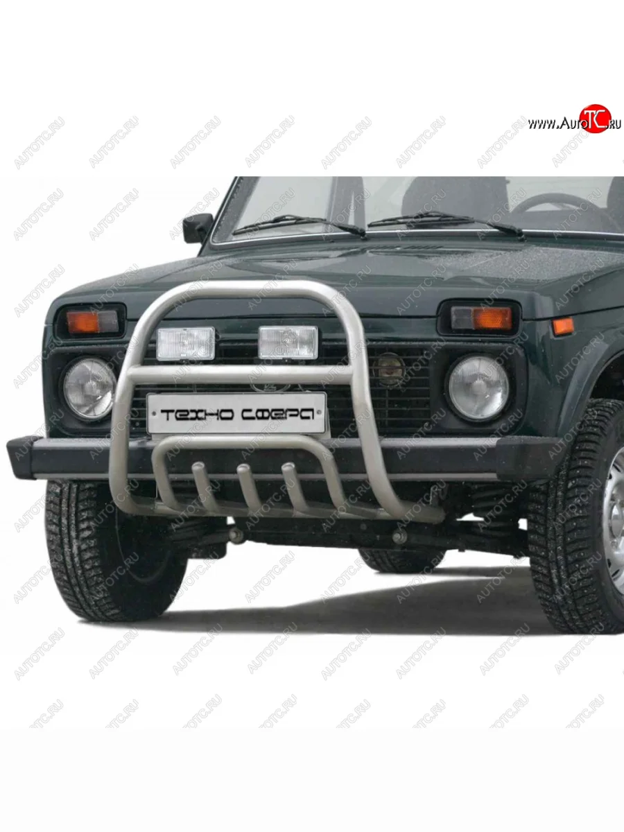 Дуга передняя верх с трубой, Техно Сфера Лада ВАЗ нива 4х4 2131 5 дв. дорестайлинг (1993-2019)  в Керчи Республика Крым