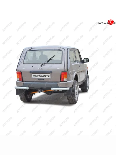 Защита заднего бампера Уголки Люкс, Техно Сфера Лада ВАЗ нива 4х4 ( 2131,  2121,  2121 (Legend)) (2014-2025) Урбан 3 дв. дорестайлинг, Урбан 5 дв. дорестайлинг, Урбан, Урбан 5 дв. рестайлинг, (Legend) 5 дв. 2-ой рестайлинг, 3 дв. 2-ой рестайлинг