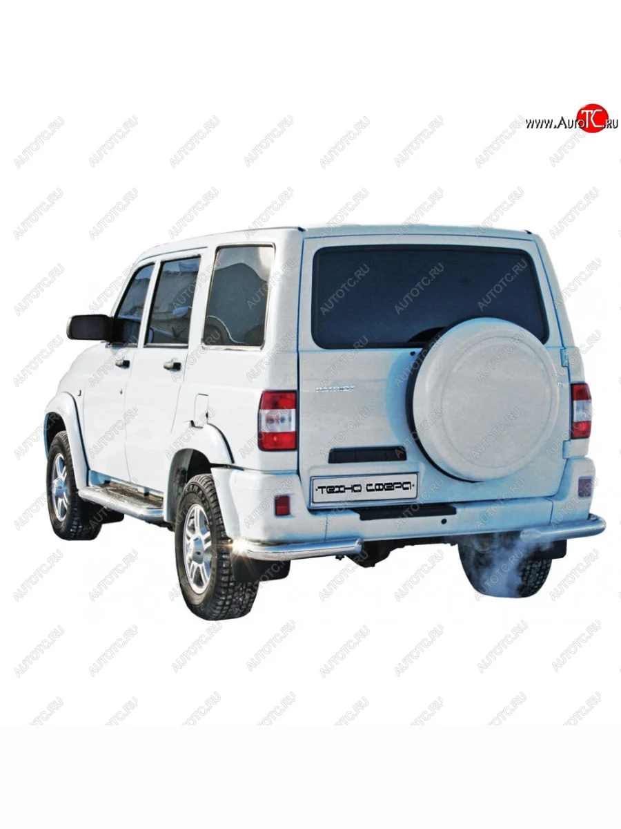 Защита заднего бампера Уголки, Техно Сфера  Уаз Патриот (2005-2025) 3163 5 дв., 23632, 3163 5-дв.  с доставкой в г. Керчь