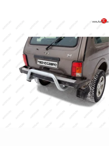 Защита заднего бампера Дуга, d63,5, Техно Сфера Лада ВАЗ нива 4х4  2131 (1993-2025) 5 дв. дорестайлинг, Урбан 3 дв. дорестайлинг, Урбан 5 дв. дорестайлинг, 5 дв. 1-ый рестайлинг, Урбан 5 дв. рестайлинг, (Legend) 5 дв. 2-ой рестайлинг