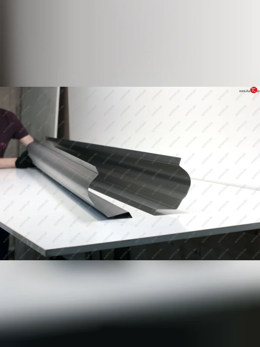 Комплект ремонтных порогов (с усилителем) AUTOFERRUM Subaru Forester SG рестайлинг (2005-2008) (Оцинкованная сталь 1 мм.)  в Самаре Самарской области