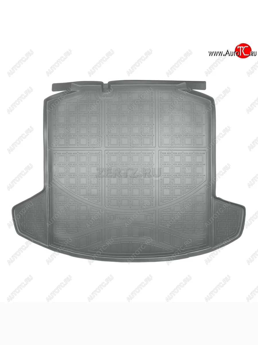 Коврики в багажное отделение Norplast Skoda Rapid NH1 хэтчбэк дорестайлинг (2012-2017) (серый)  в Перми Пермском крае