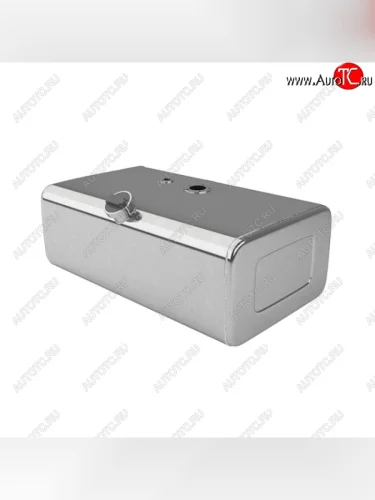 Бак топливный (аналог увеличенной ёмкости) 130 л. Нового образца (320*510*870) АЛЮМИНИЙ БАКОР ( горловина резьбовая, с комплектующими) Hyundai HD78 (2006-2025)