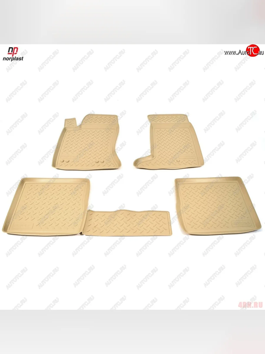 Коврики салонные Norplast Cadillac SRX (2004-2009) (бежевый)  в Перми Пермском крае