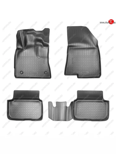 Коврики салонные Norplast (черный) Dacia Logan LJI седан дорестайлинг (2020-2022)