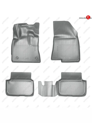 Коврики салонные Norplast (серый) Dacia Logan LJI седан дорестайлинг (2020-2022)