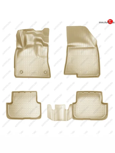 Коврики салонные Norplast (бежевый) Dacia Sandero BJ1 хэтчбэк 5 дв. дорестайлинг (2020-2022)