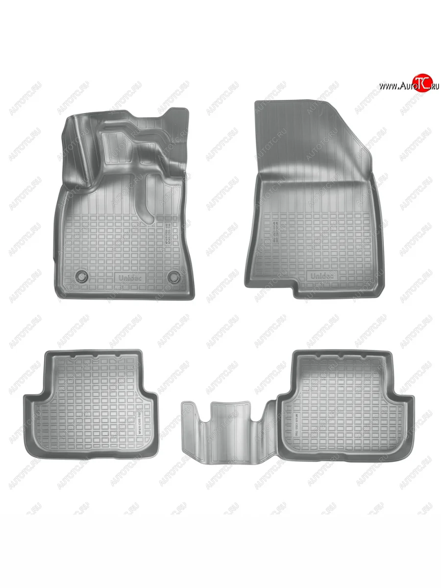 Коврики салонные Norplast Dacia Sandero BJ1 хэтчбэк 5 дв. дорестайлинг (2020-2022) (серый)  в Керчи Республика Крым
