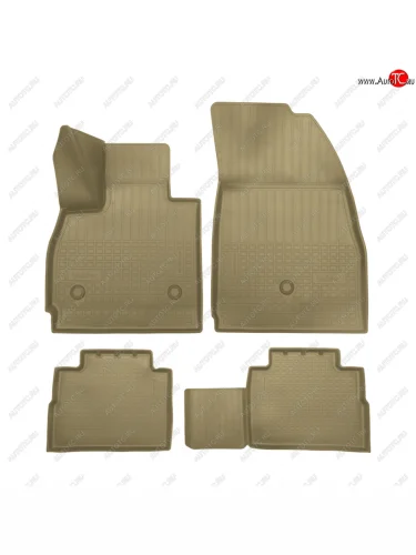 Коврики салонные Norplast (бежевый) EXEED RX (2022-2025)