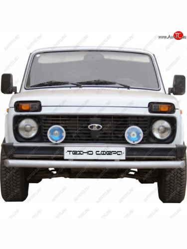 Защита переда труба с полимерным покрытием, Техно Сфера Лада ВАЗ нива 4х4  2131 (1993-2025) 5 дв. дорестайлинг, Урбан 3 дв. дорестайлинг, Урбан 5 дв. дорестайлинг, 5 дв. 1-ый рестайлинг, Урбан 5 дв. рестайлинг, (Legend) 5 дв. 2-ой рестайлинг