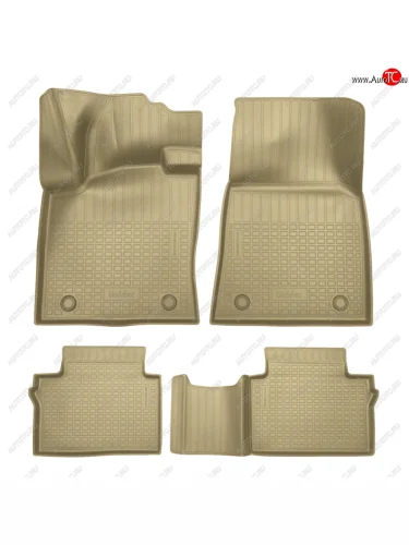 Коврики салонные Norplast (бежевый) FAW Bestune B70 лифтбэк (2020-2025)