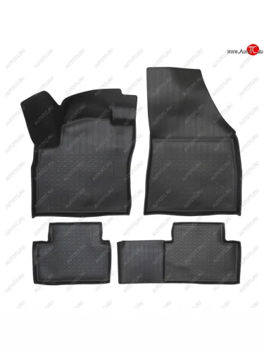 Коврики салонные Norplast (черный) FAW Bestune T55 (2021-2025)