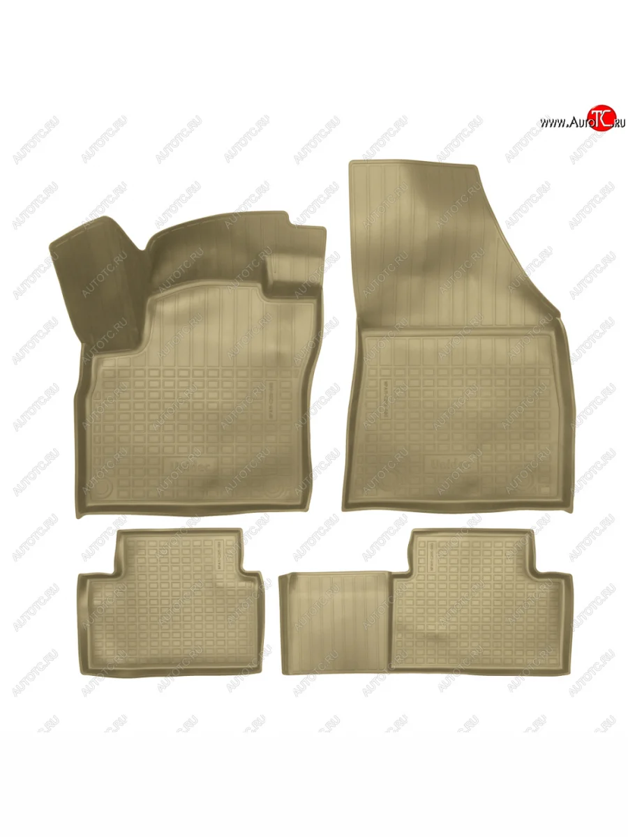 Коврики салонные Norplast FAW Bestune T55 (2021-2025) (бежевый)  в Керчи Республика Крым