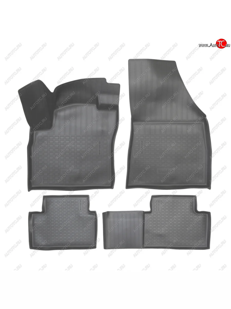 Коврики салонные Norplast FAW Bestune T55 (2021-2025) (серый)  в Керчи Республика Крым