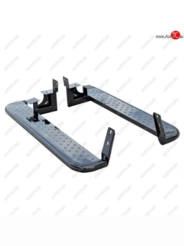  Защита порогов с металлическим листом правая сторона, Техно Сфера ГАЗ ГАЗель Next  A21,A22, С41, С42, Фермер (2014-2025)  шасси со сдвоенной 