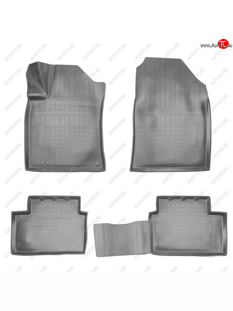 Коврики салонные Norplast Hyundai I30 3 PD универсал (2017-2020) (серый)  в Керчи Республика Крым