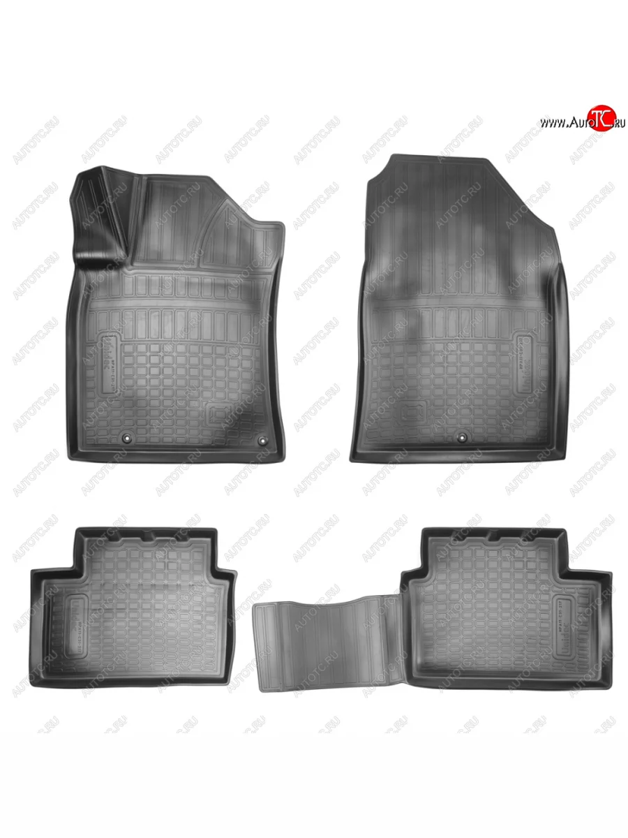 Коврики салонные Norplast Hyundai I30 FD универсал дорестайлинг (2007-2010) (черный)  с доставкой в г. Керчь