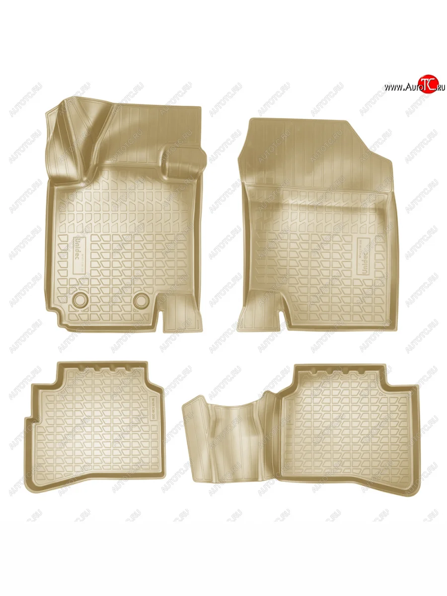 Коврики салонные Norplast JAC JS4 (2021-2025) (бежевый)  в Керчи Республика Крым