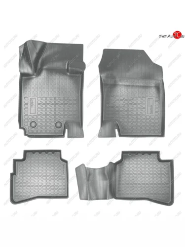 Коврики салонные Norplast (серый) JAC JS4 (2021-2025)